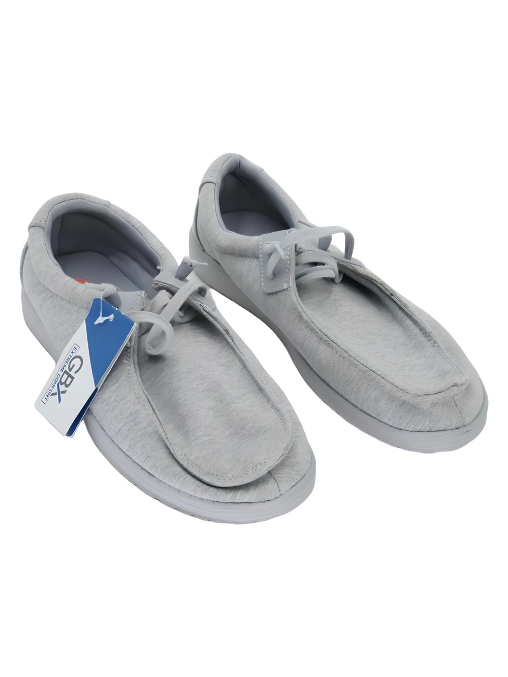 SBX Bowery Grey Heathered Textile Slip On Loafers Size 8M